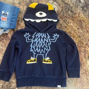 Little monster hoodie. Baby gap 4T